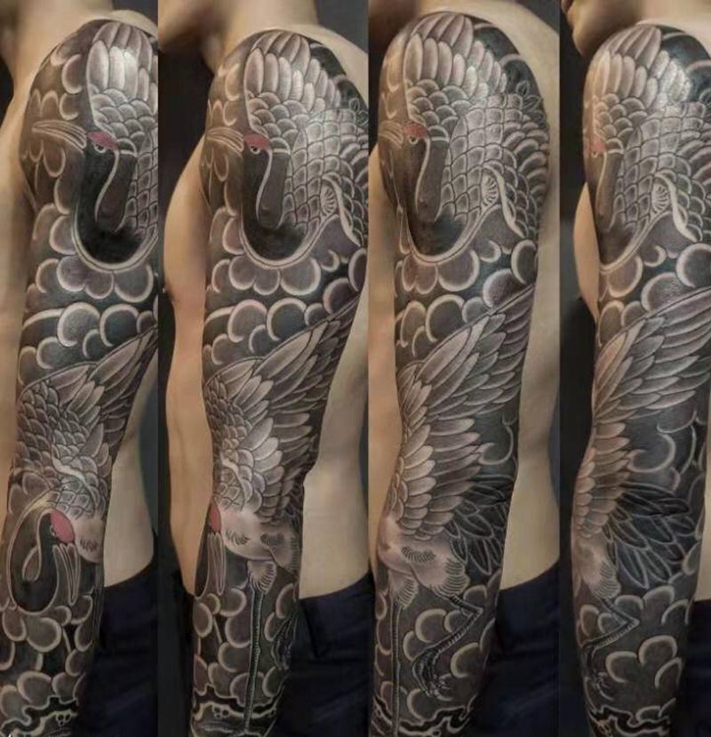 老传统纹身图片_手臂老传统纹身图案