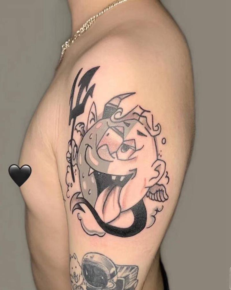 ⚜️纹身图片_Old School纹身图案