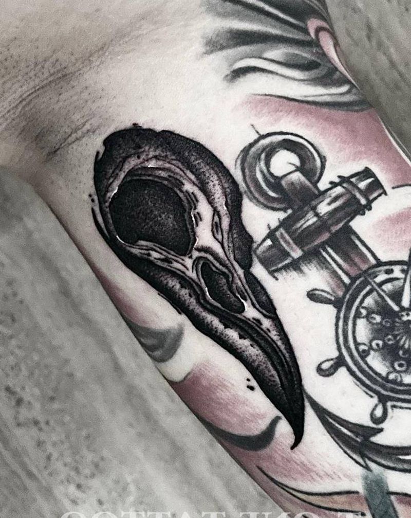 T-one纹身图片_手臂暗黑纹身图案