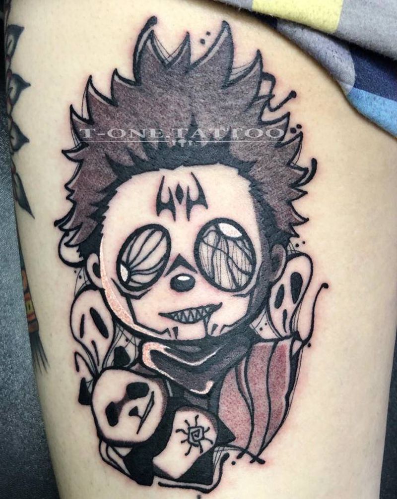 T-one Tattoo纹身图片_手臂卡通 暗黑纹身图案