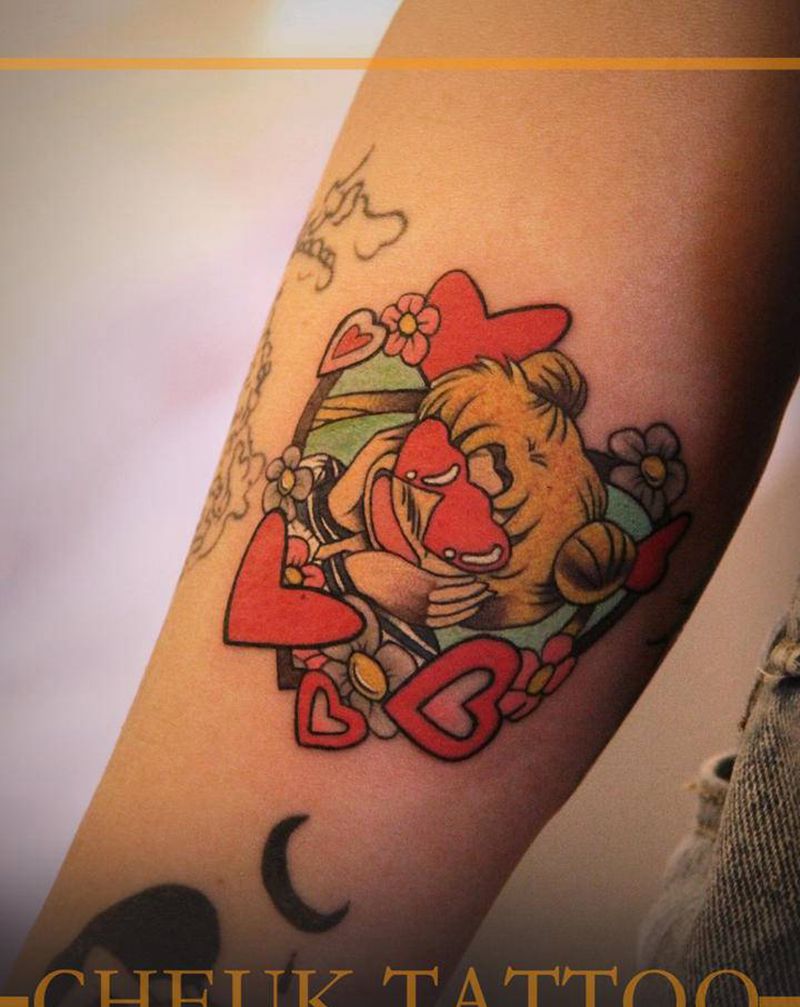 美少女纹身图片_Old SchoolNew School纹身图案