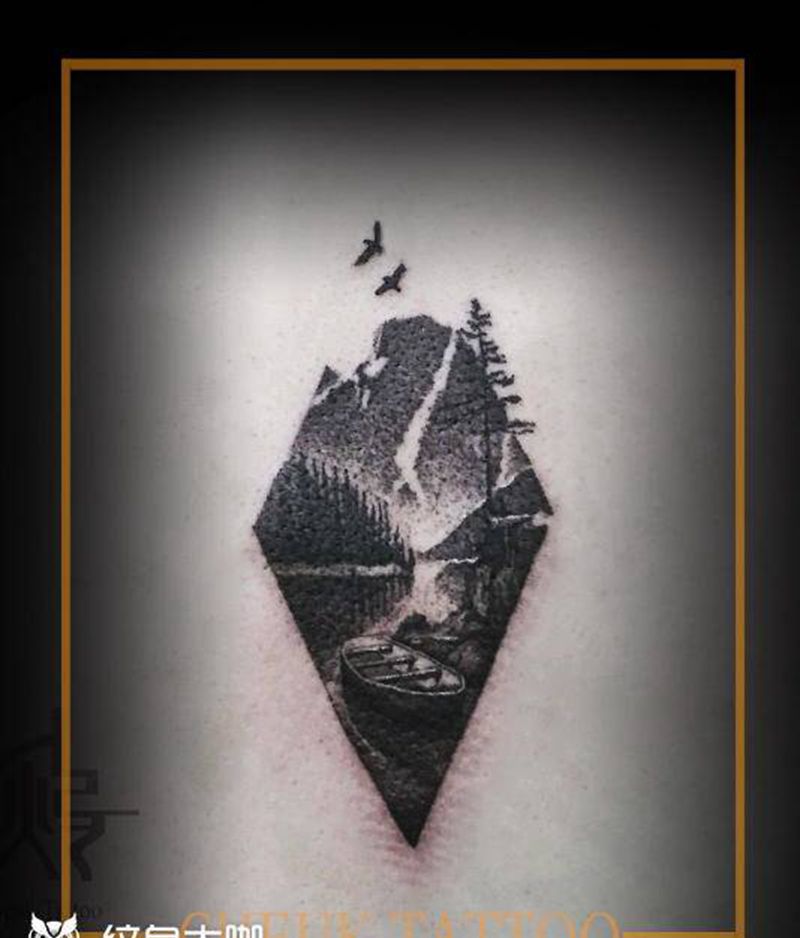 点刺精微纹身图片_手臂点刺欧美写实纹身图案