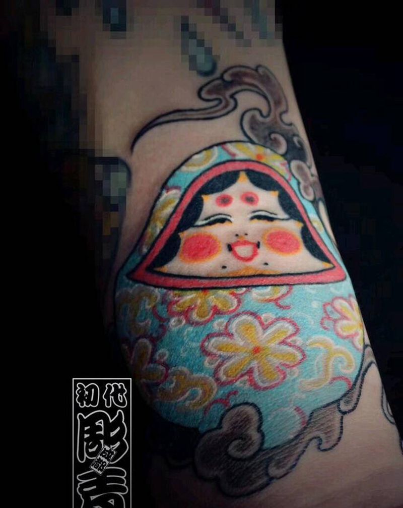 福娃纹身图片_手部日式刺青纹身图案