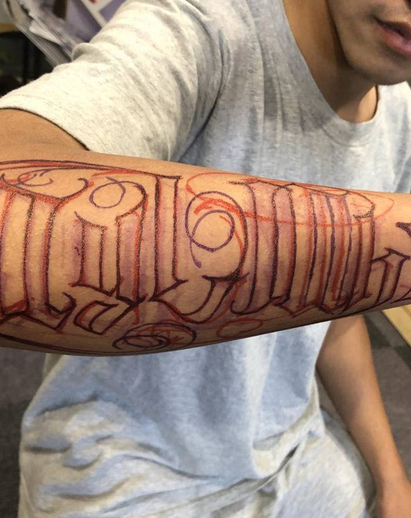 其卡诺纹身图片_手臂纹身图案