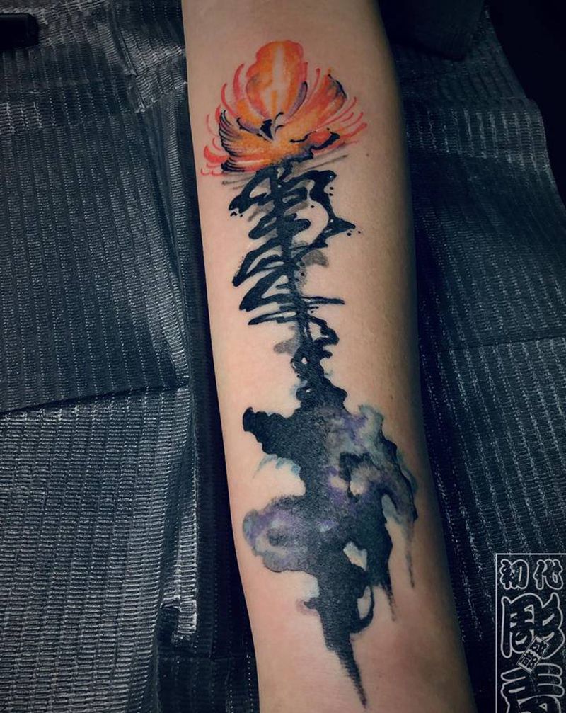 定制遮盖一枚纹身图片_手臂纹身图案