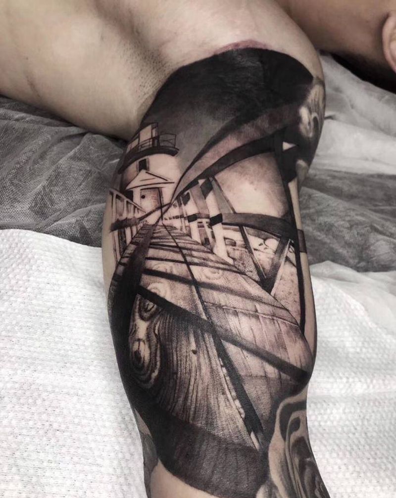 by#派派#纹身图片_欧美写实点刺纹身图案