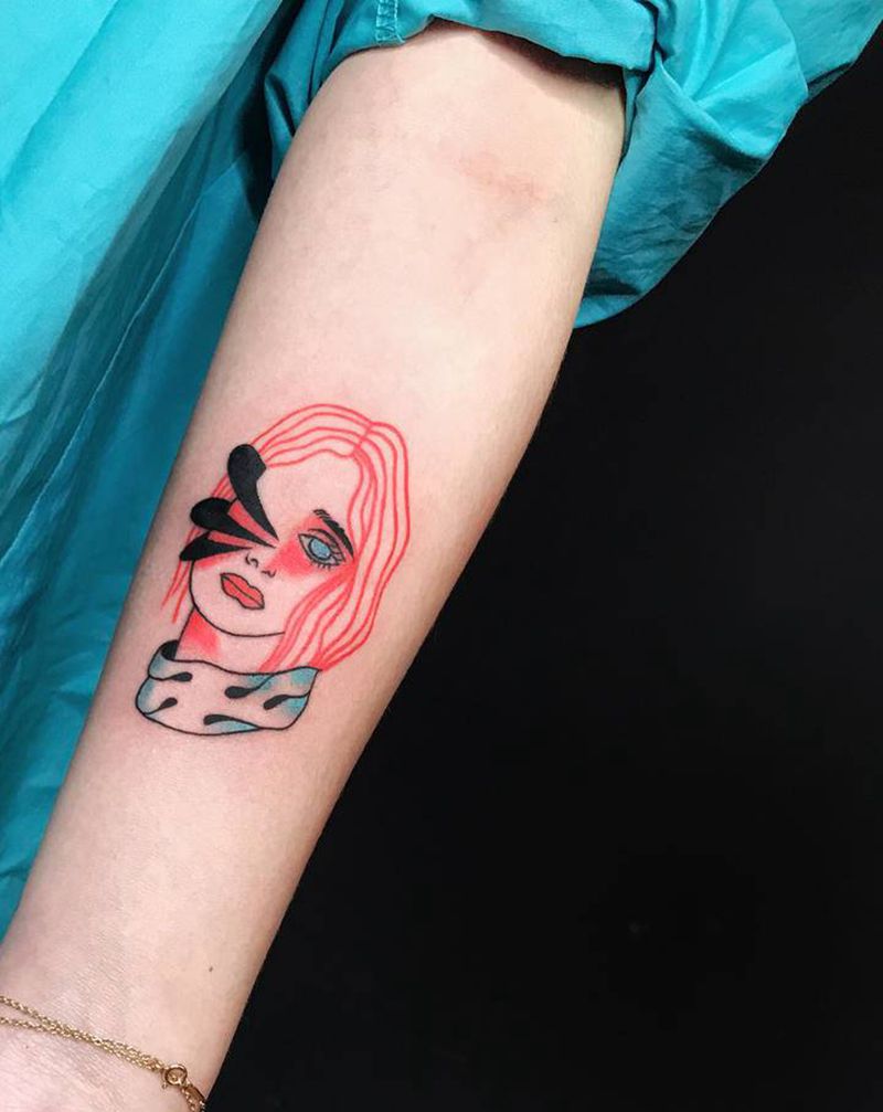 by#卷#纹身图片_手部纹身图案