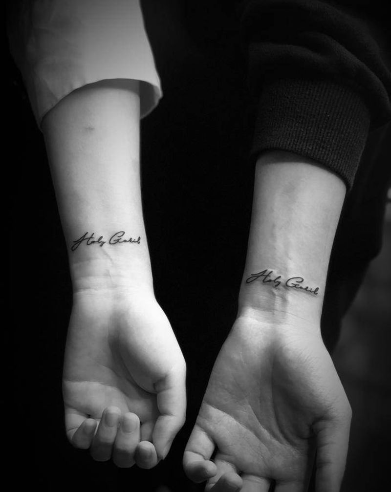 一对 #dan#纹身图片_手臂纹身图案