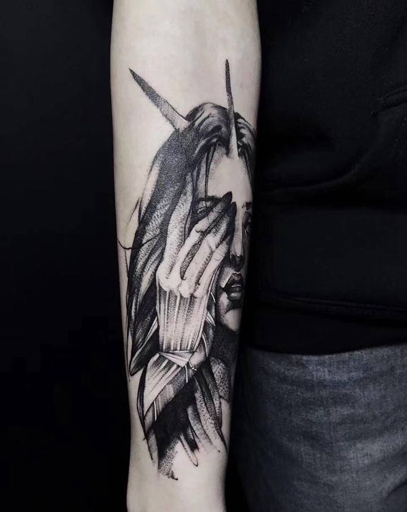 #派#纹身图片_手臂纹身图案