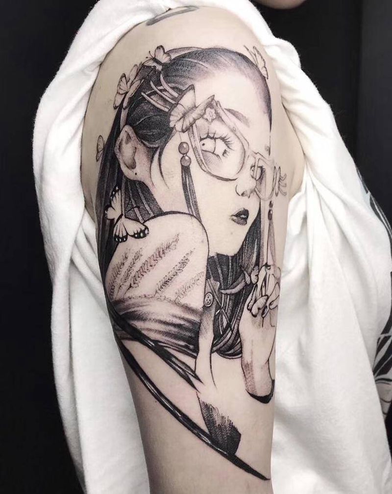 #派#纹身图片_手臂纹身图案