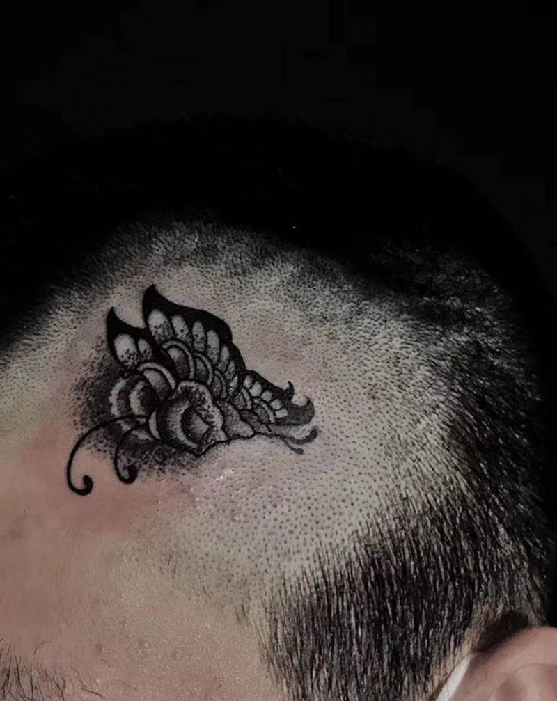 #蛋#纹身图片_颈部纹身图案