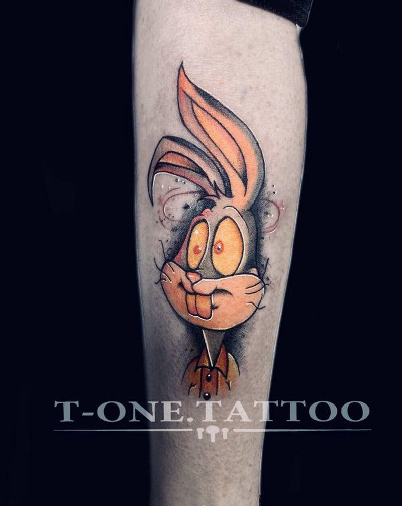 T-one纹身图片_手臂New School纹身图案