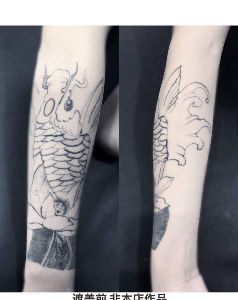 旧纹身遮盖纹身图片_手臂遮盖遮盖旧纹身图案