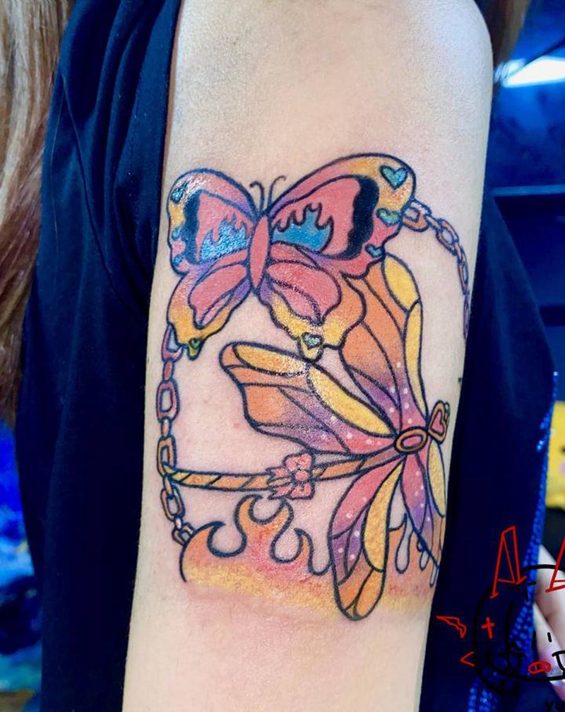 小U work纹身图片_手臂New School纹身图案