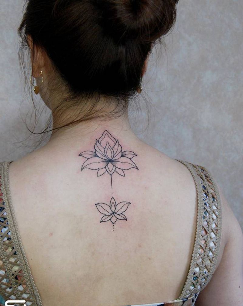 线纹身图片_几何纹身图案