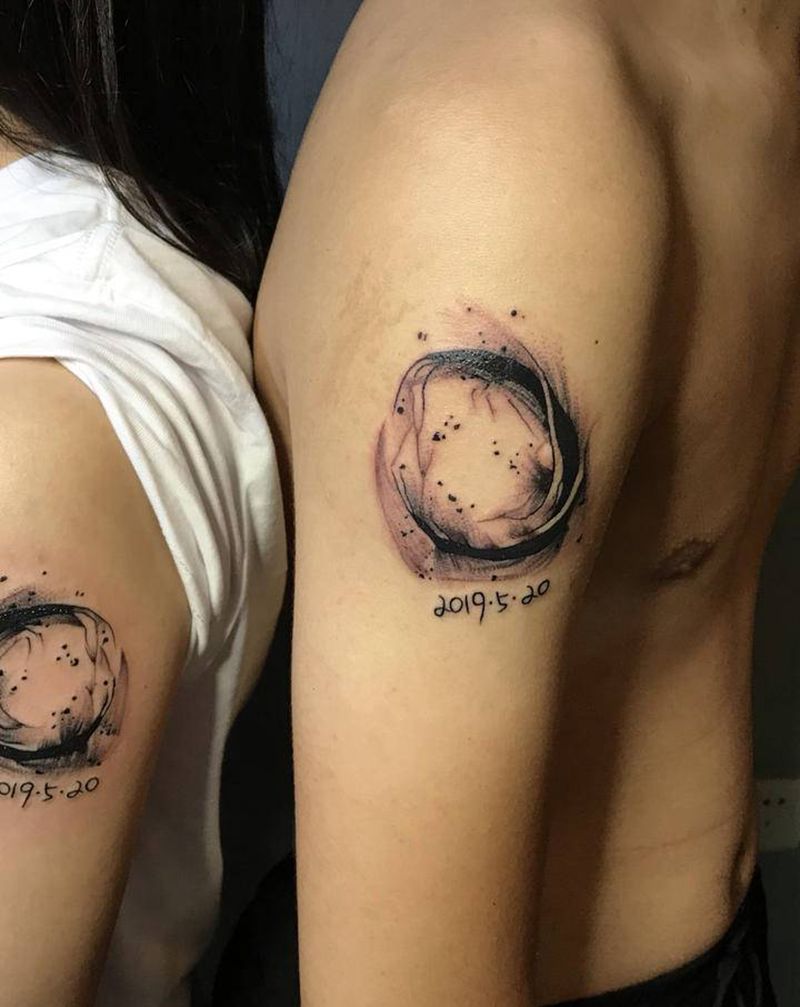 情侣纹身纹身图片_手臂纹身图案