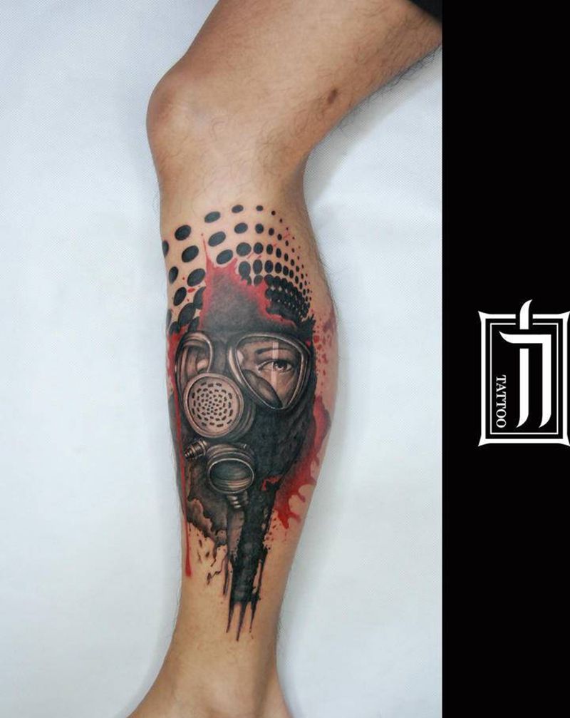 欧美遮盖纹身图片_欧美写实纹身图案