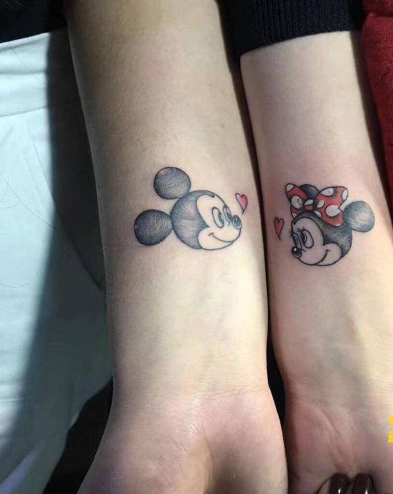 情侣纹身图片_手臂纹身图案