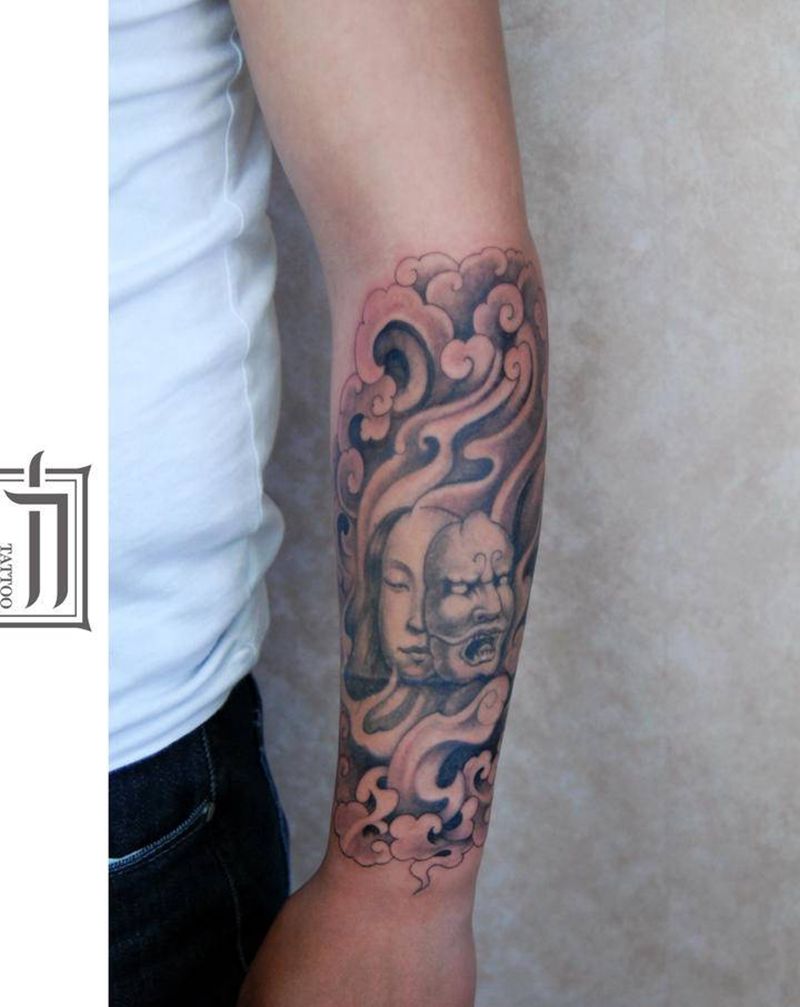小臂添加纹身图片_手臂新传统纹身图案
