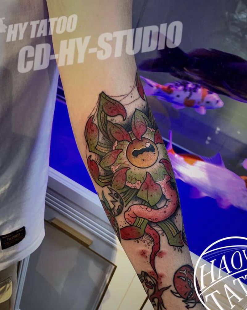 作品纹身图片_New School纹身图案