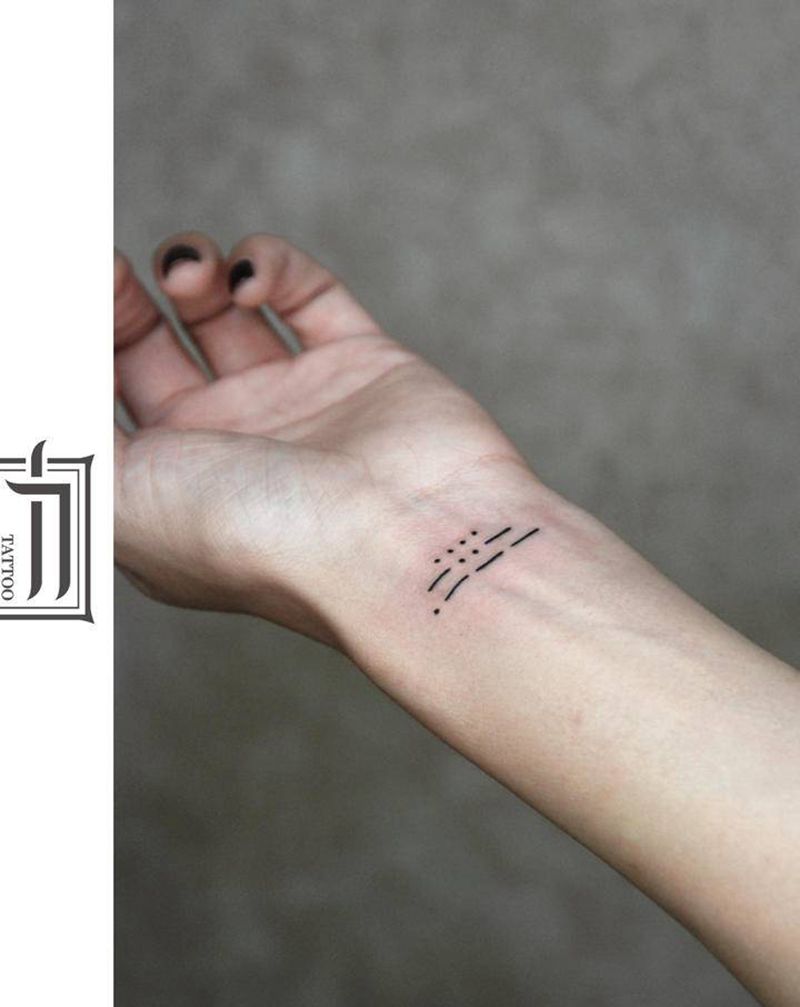 自己的密码纹身图片_手部小清新纹身图案