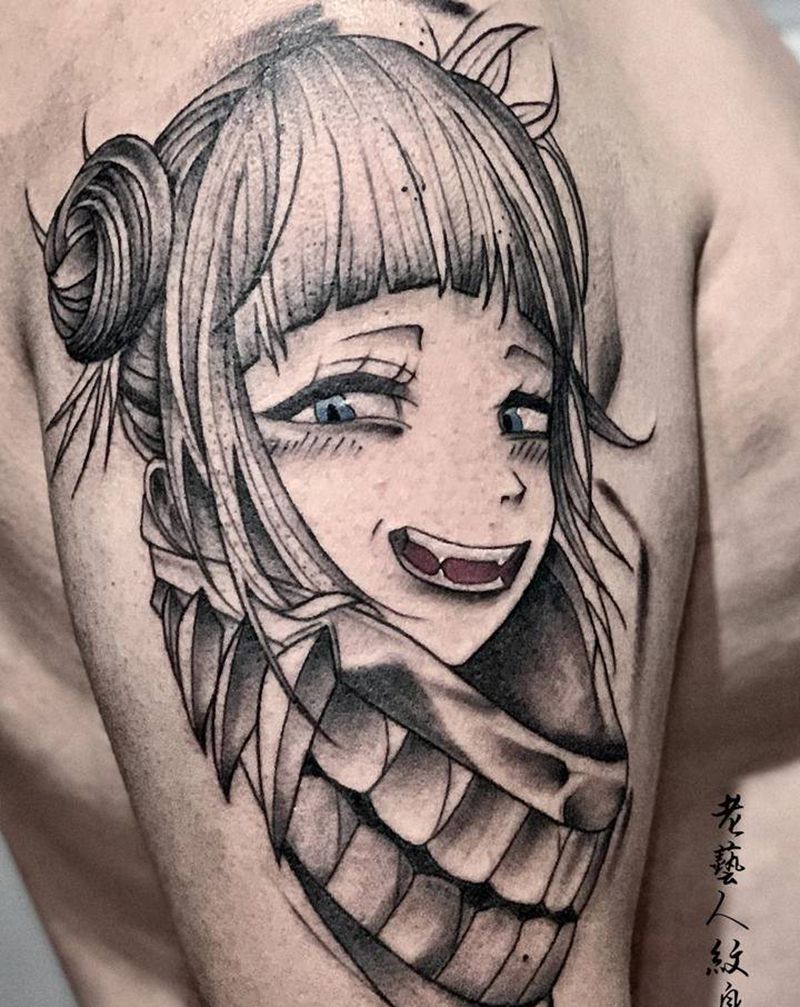 卡通纹身图片_手臂纹身图案