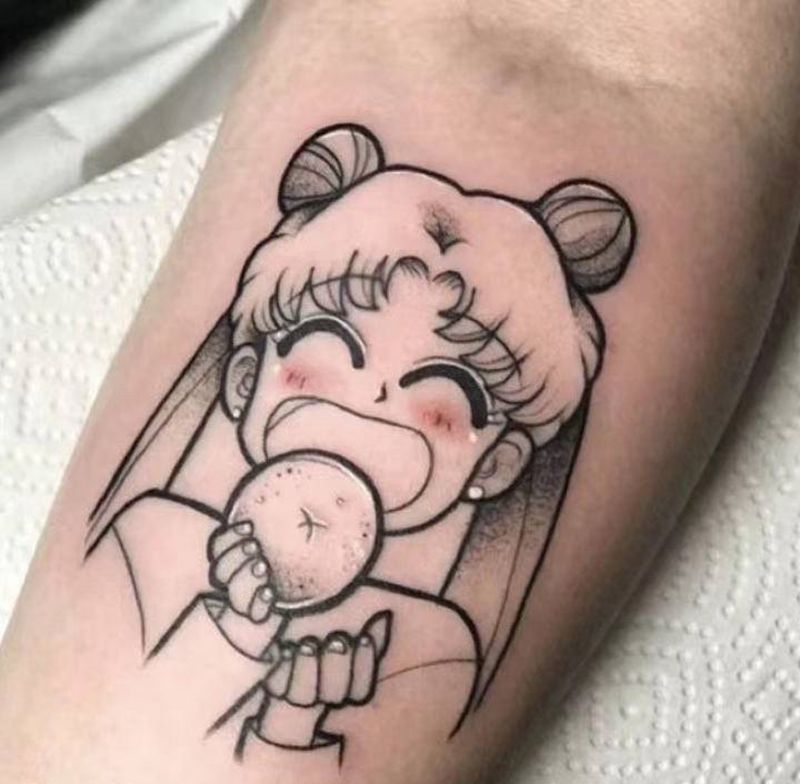 卡通纹身图片_手臂纹身图案