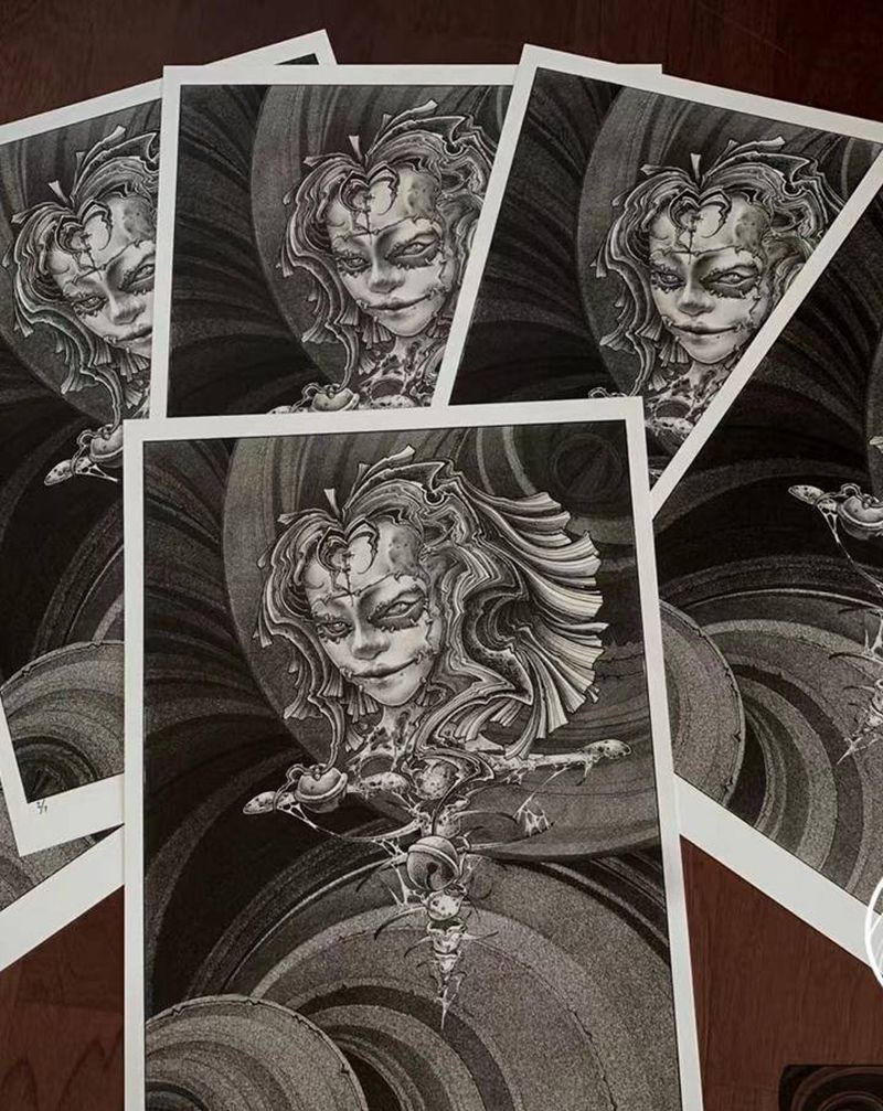 人皮客纹身图片_手臂纹身图案