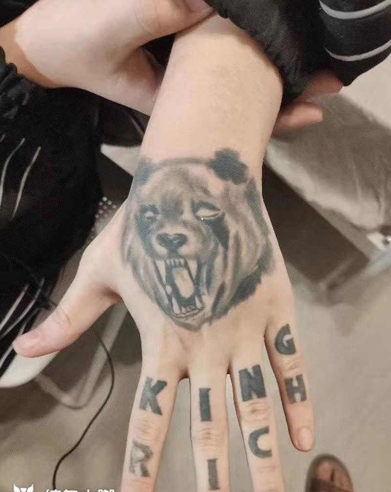 修改纹身图片_手部纹身图案