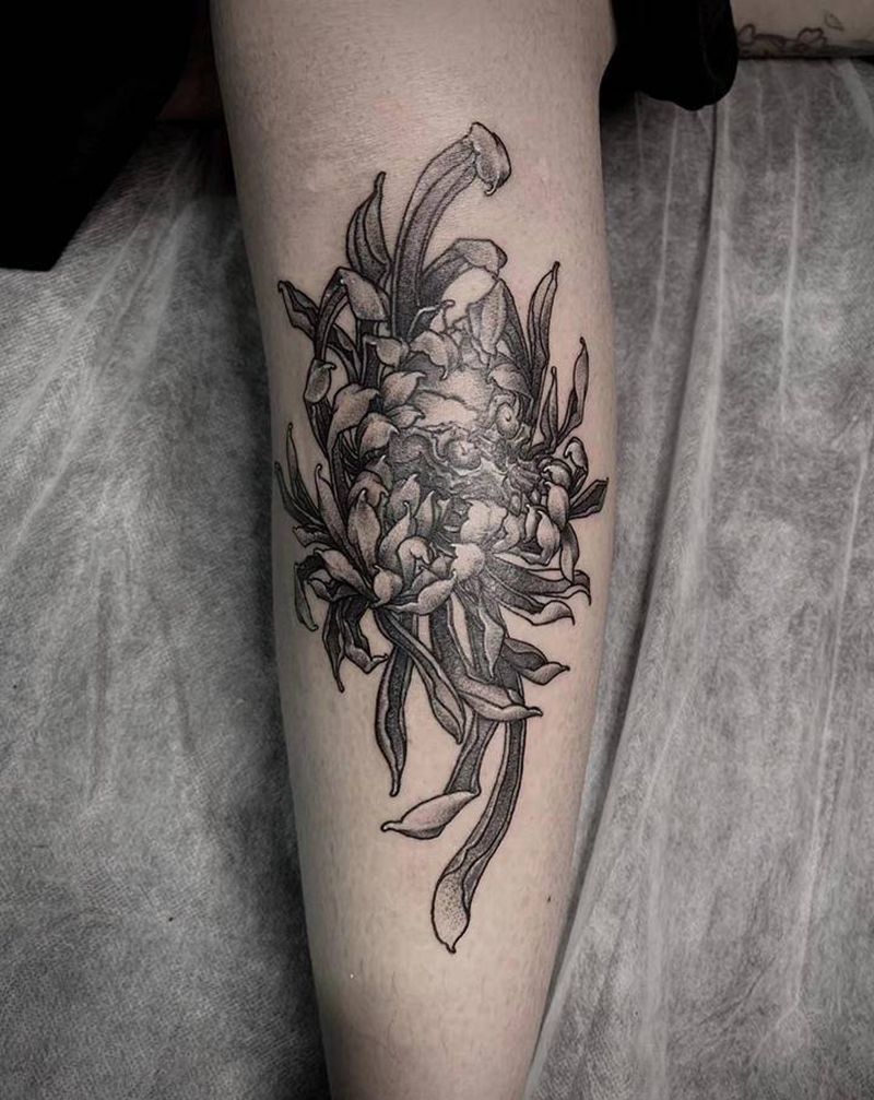 花花纹身图片_手臂纹身图案