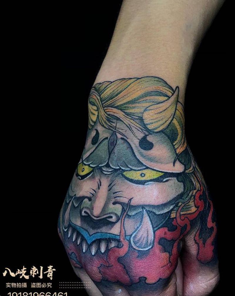 般若纹身图片_新传统纹身图案