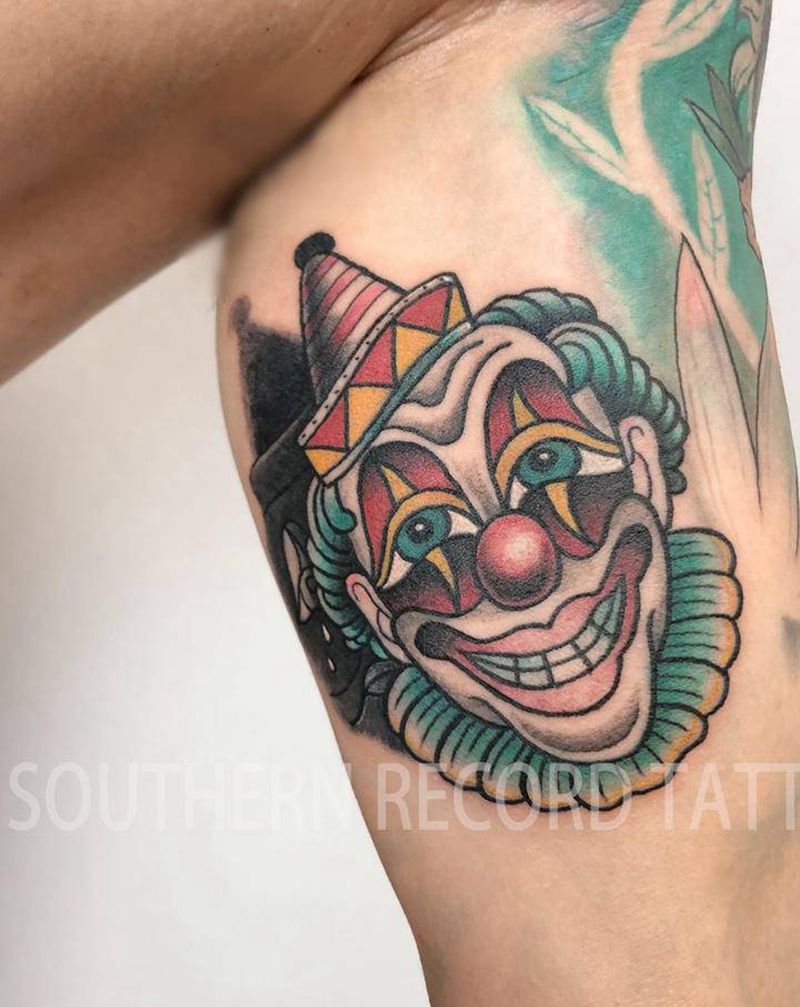 哥俩好呀、一起扎呀纹身图片_手臂Old School纹身图案