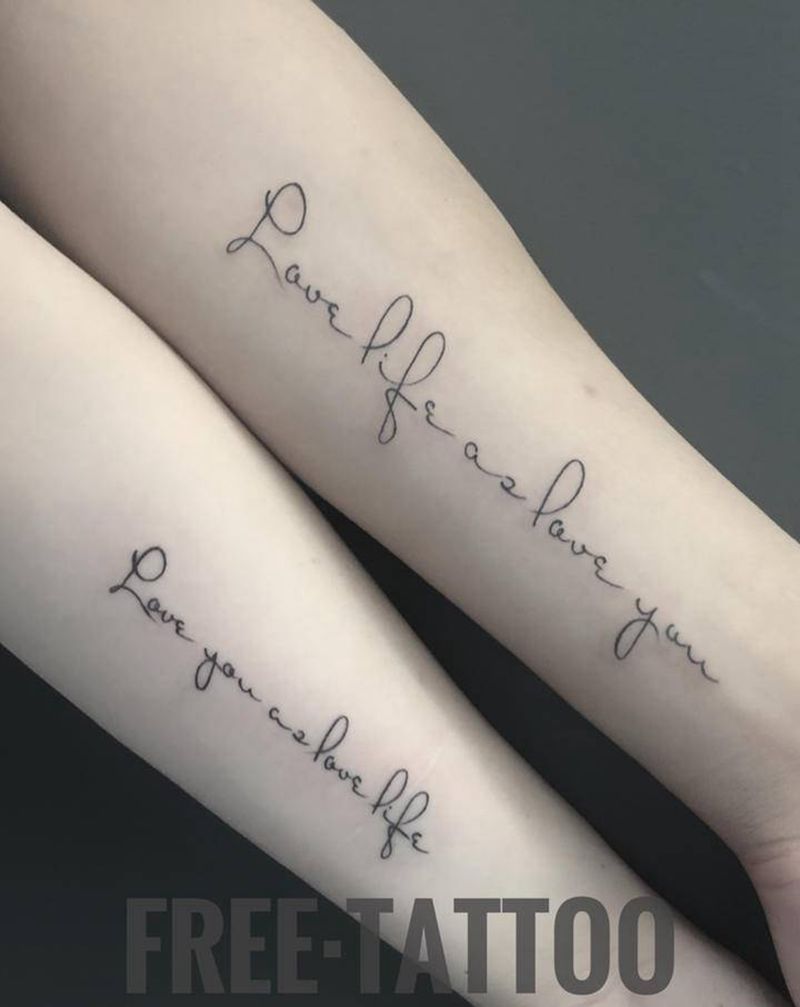 Lettering纹身图片_手臂手部纹身图案