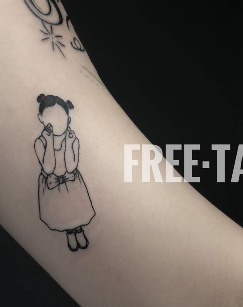 简笔纹身图片_手臂纹身图案