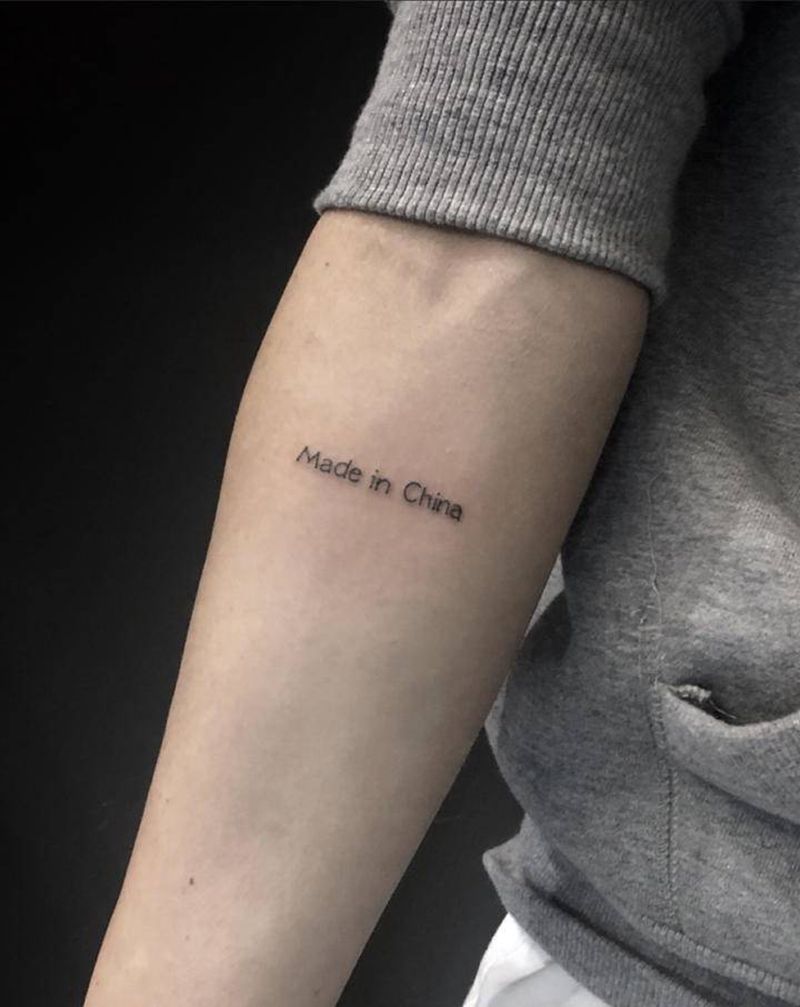 Made inChina纹身图片_手部纹身图案