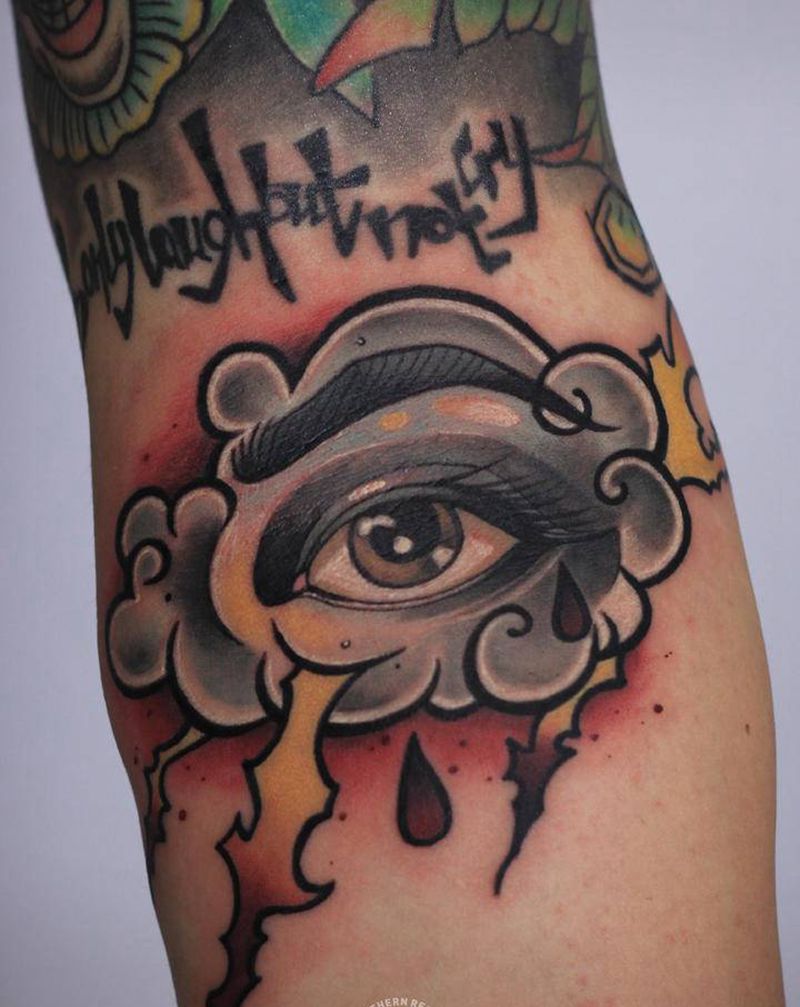 确认过眼神纹身图片_手臂纹身图案