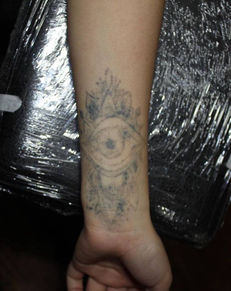 派大星 盖纹身图片_手臂欧美写实水彩派大星纹身图案