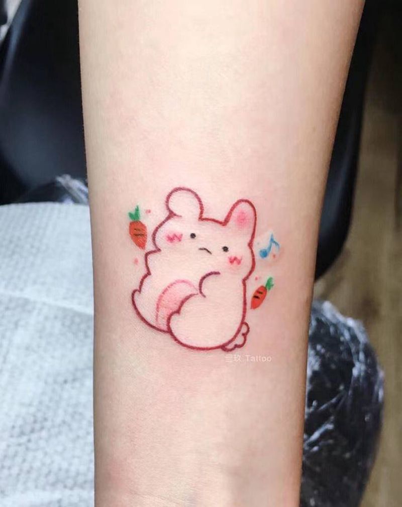 小可爱纹身图片_手臂纹身图案