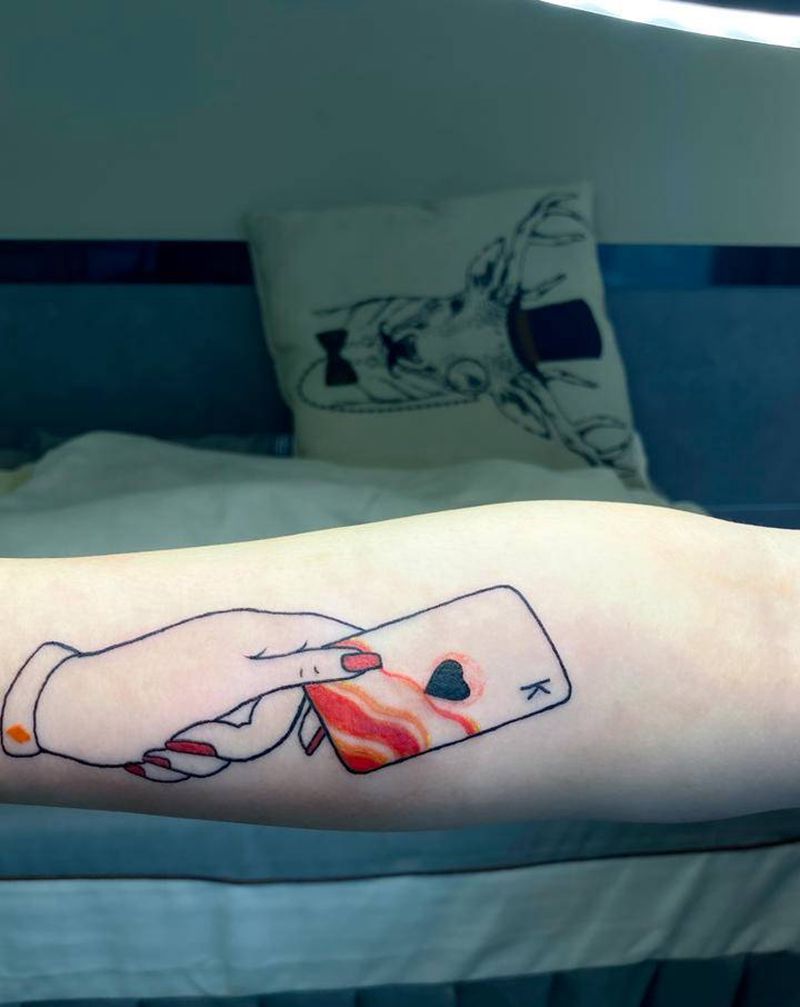 牌纹身图片_手臂纹身图案