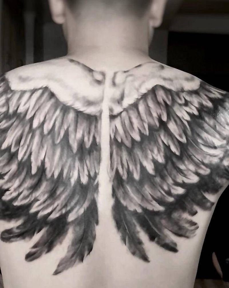 (｡･ө･｡)纹身图片_背部纹身图案