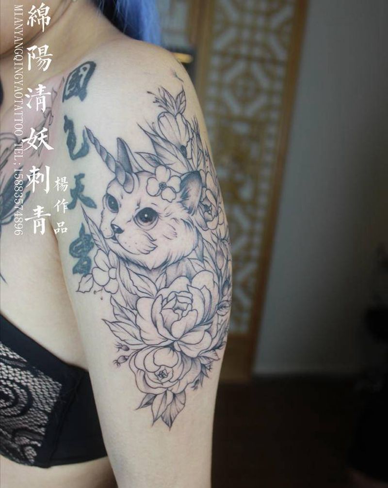 加班作品一起发了，晚安 店长，纹身图片_手臂腿部纹身图案