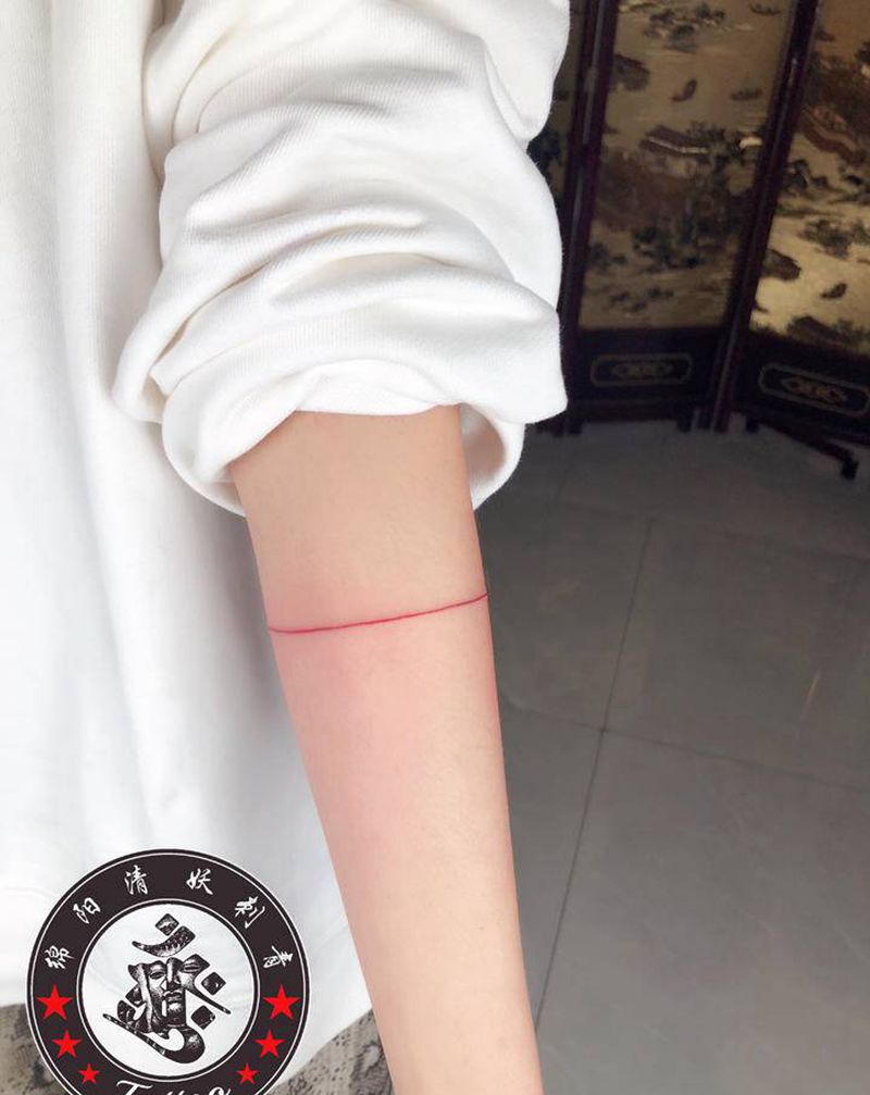 线条纹身图片_手部腿部纹身图案