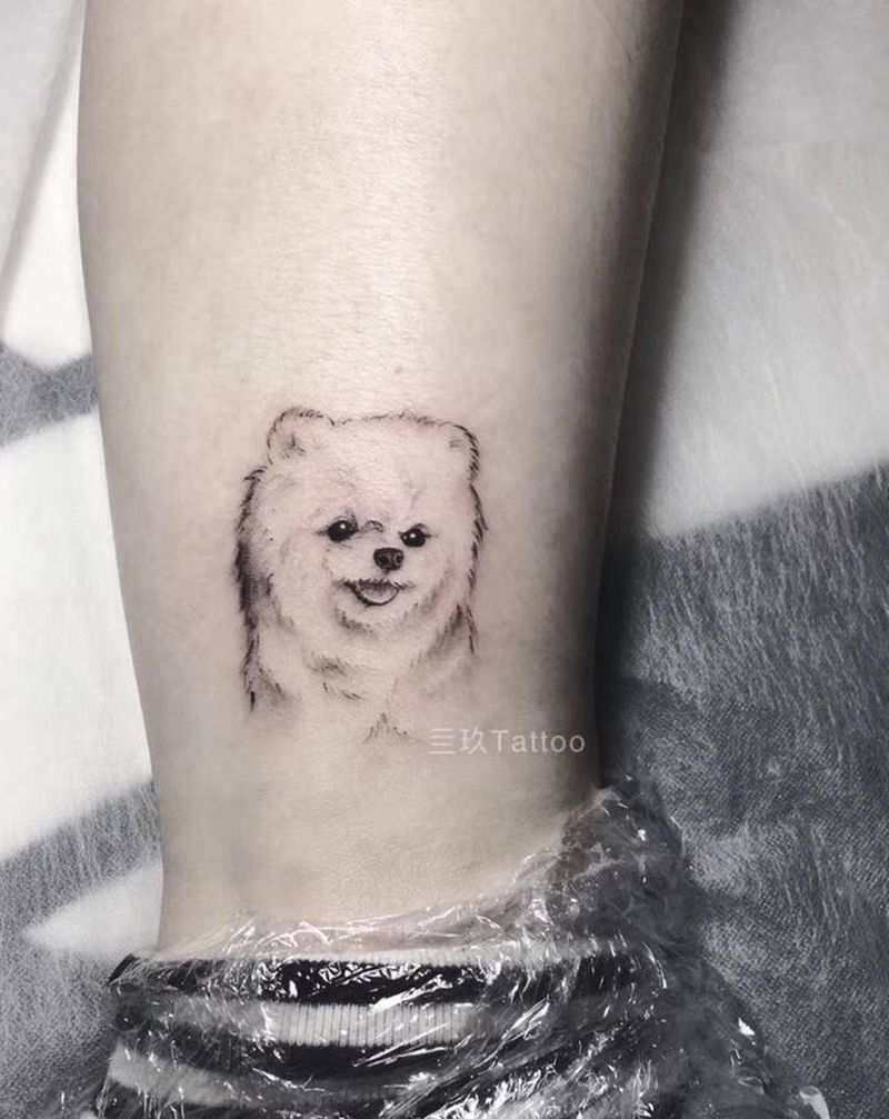 ∪･ω･∪ 卤蛋幺儿纹身图片_腿部纹身图案