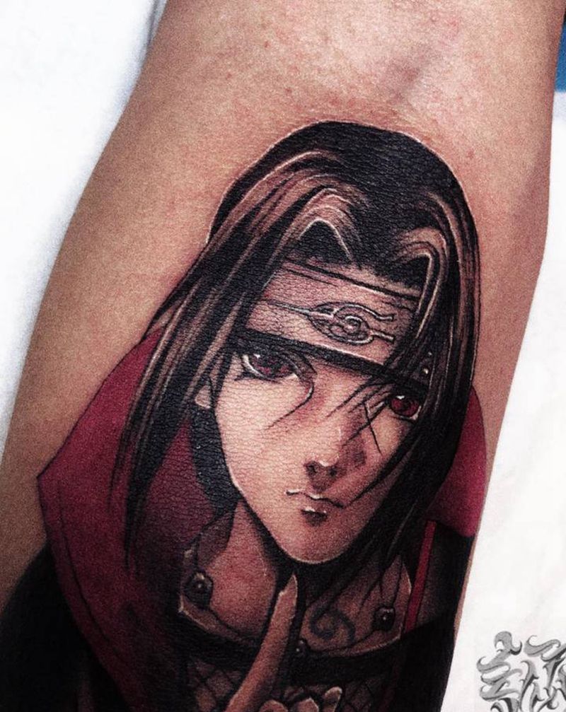 鼬，一塔奇纹身图片_手臂纹身图案