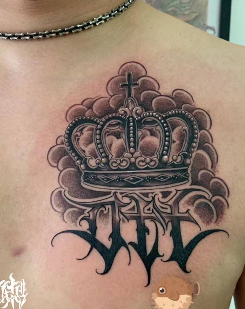 花体字纹身图片_花体字纹身图案