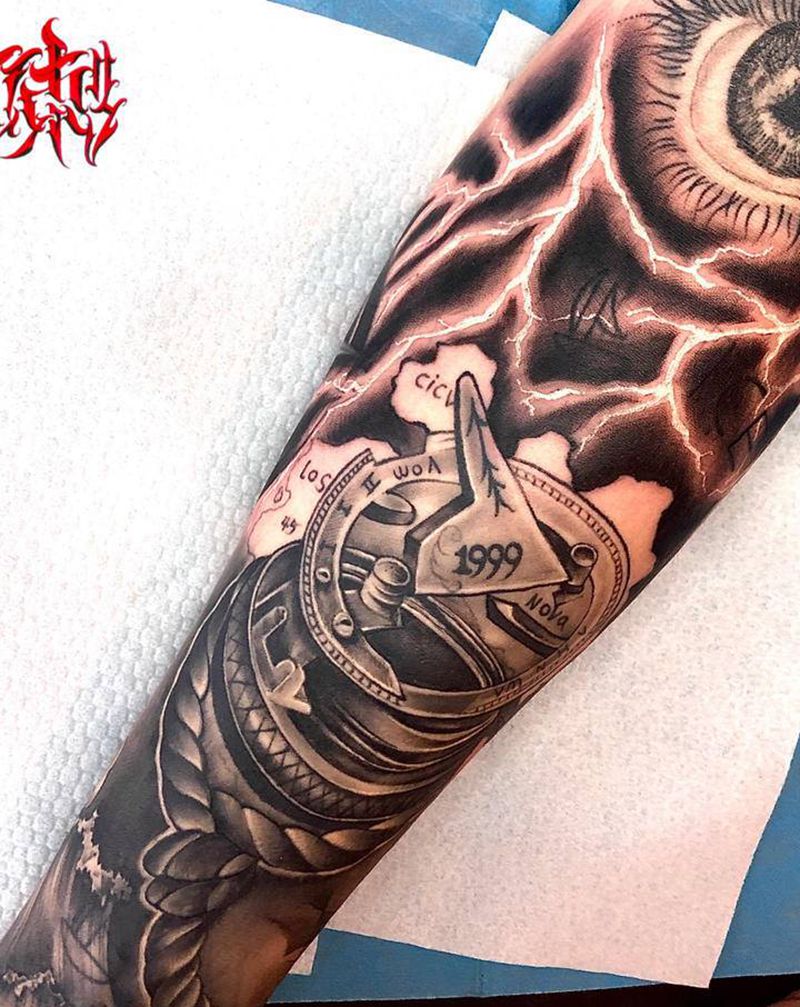 写实修改未完成纹身图片_欧美写实纹身图案