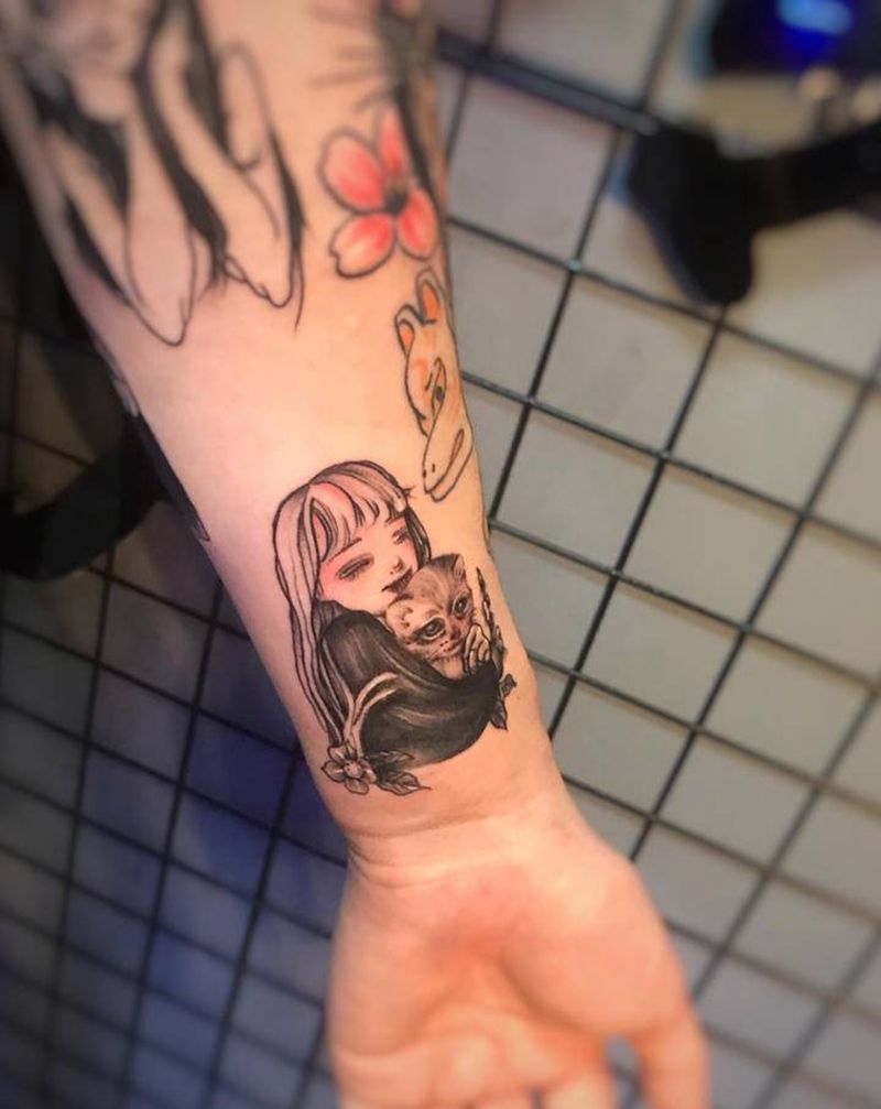 日式小图纹身图片_手臂纹身图案