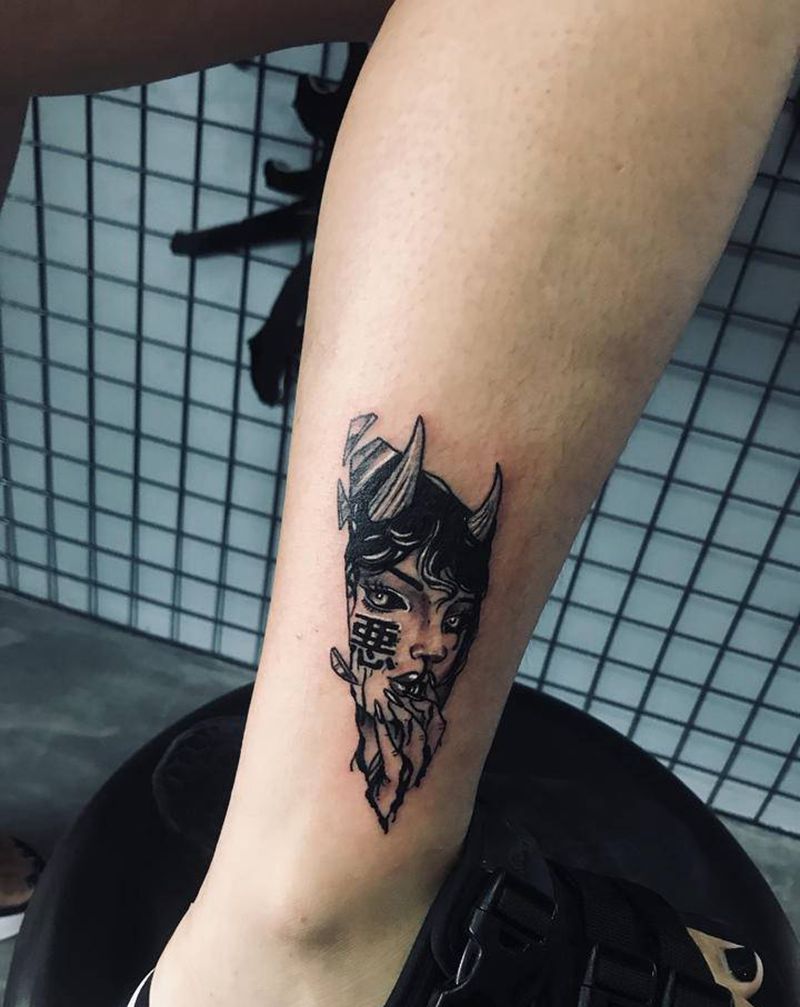 日式纹身纹身图片_手臂腿部纹身图案