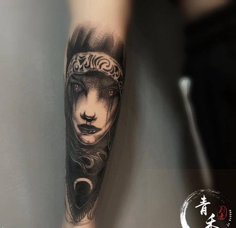 暗黑纹身图片_手臂纹身图案