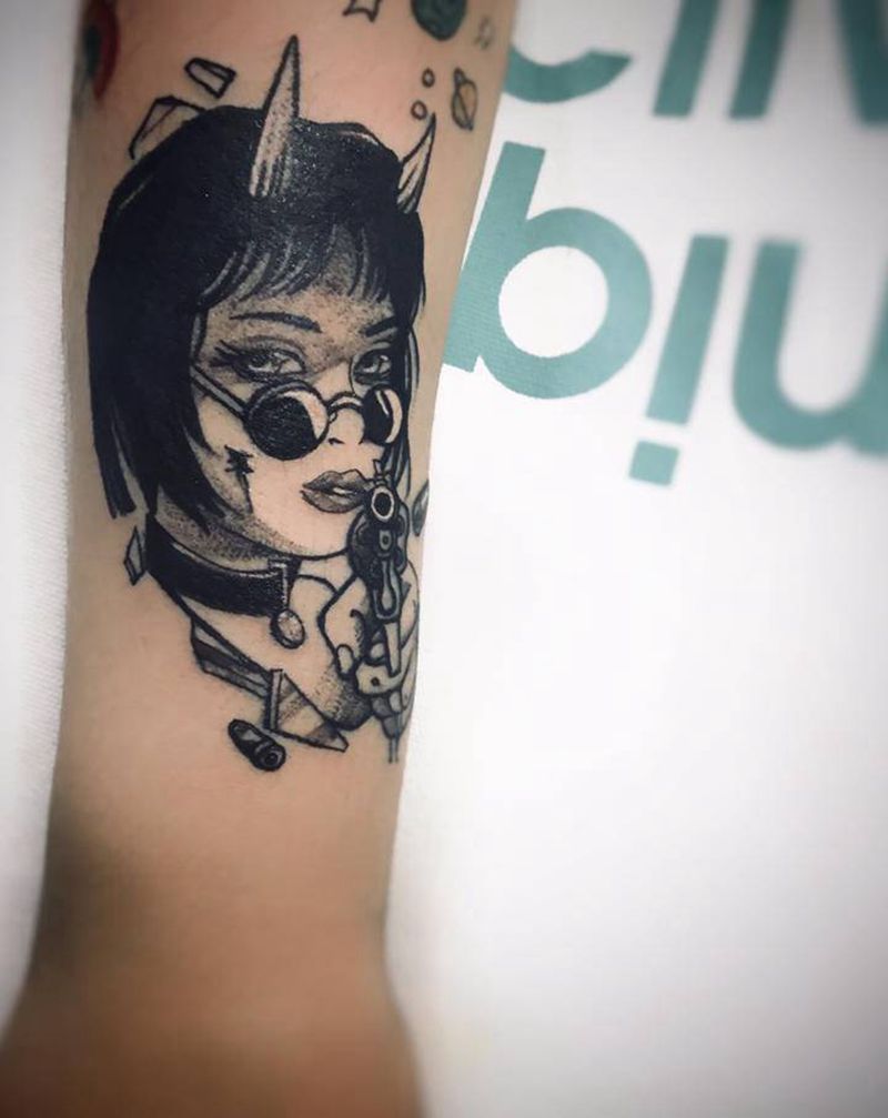 小清新纹身图片_手臂手部纹身图案